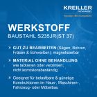 KREILLER Stahl Winkel Winkelstahl rundkantig