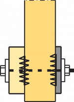Bulldog-Holzverbinder Typ C2, einseitig, feuerverzinkt