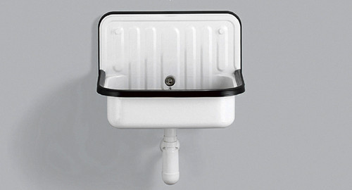 ALAPE Stahl Ausgussbecken Becken Waschbecken Email CONTRA 505