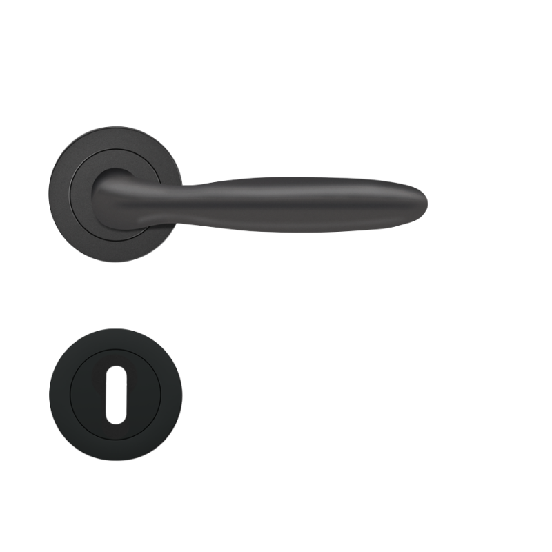 Karcher Rosettengarnitur Korfu ER24, Kosmos schwarz (rund)