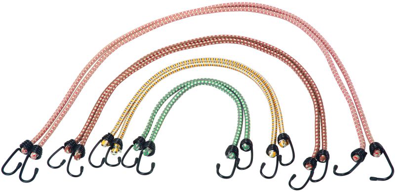 Gepäckspannerset 8-tlg Expander Spanngurt Hakenspanner Fahrradspanner