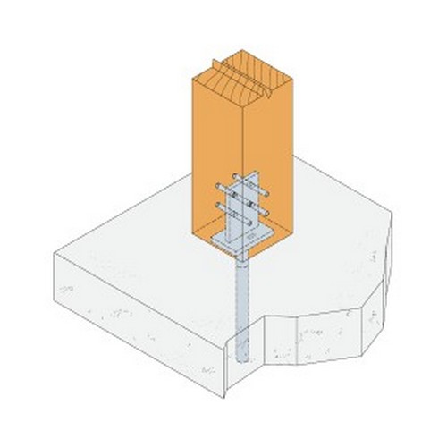 Simpson Stützenfuß Typ I, feuerverzinkt