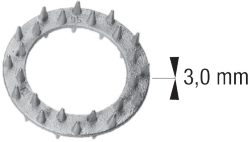 Bulldog-Holzverbinder Typ C2, einseitig, feuerverzinkt