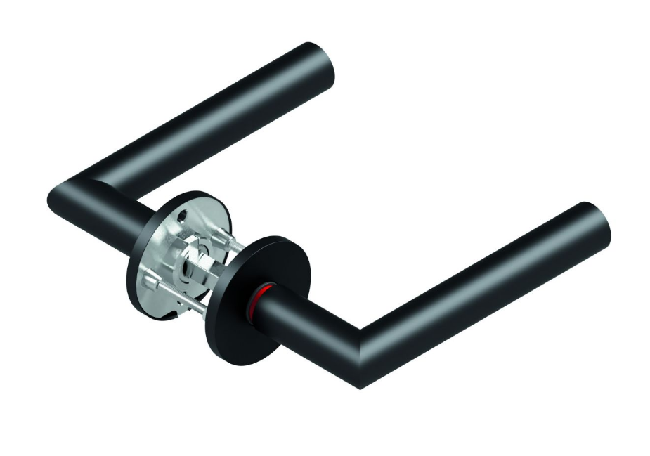 Qolibri Türdrücker Smartbloc Keyless living Edelstahl Black satin Türklinke