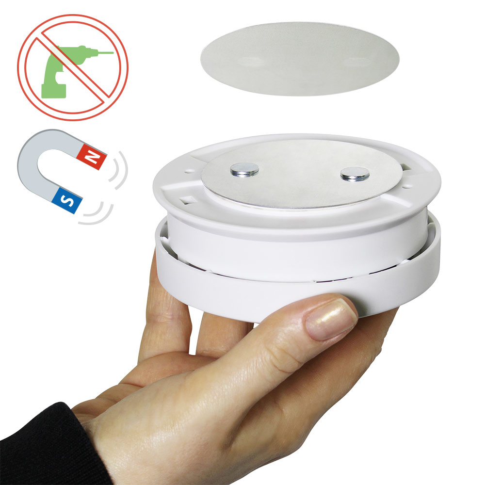 Magnet Pad für Rauchmelder
