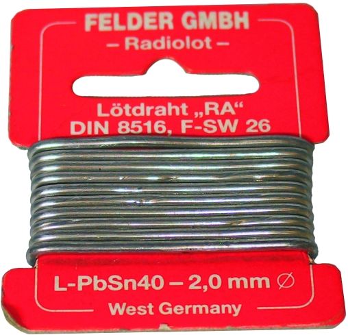 Lötdraht ISO CORE "RA" 1,5mm / 100 gr. Sn 60 Pb 40 Lötzinn